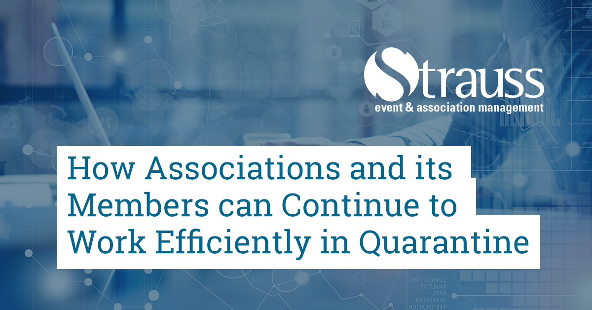 How Associations and its Members can Continue to Work Efficiently in Quarantine FB