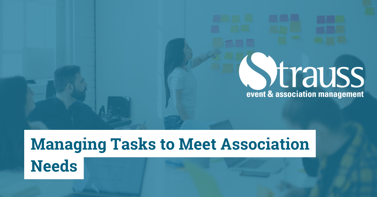 Managing Tasks to Meet Association Needs Blog Graphic